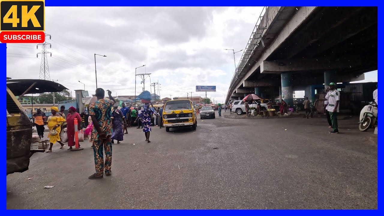 🇳🇬OWODE ONRIN , MILE 12 TO KETU-4K Walking tour-Lagos-Nigeria