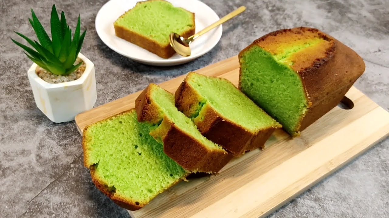 Pandan Pound Cake Recipe | Very fragrant, very soft & moist & delicious!