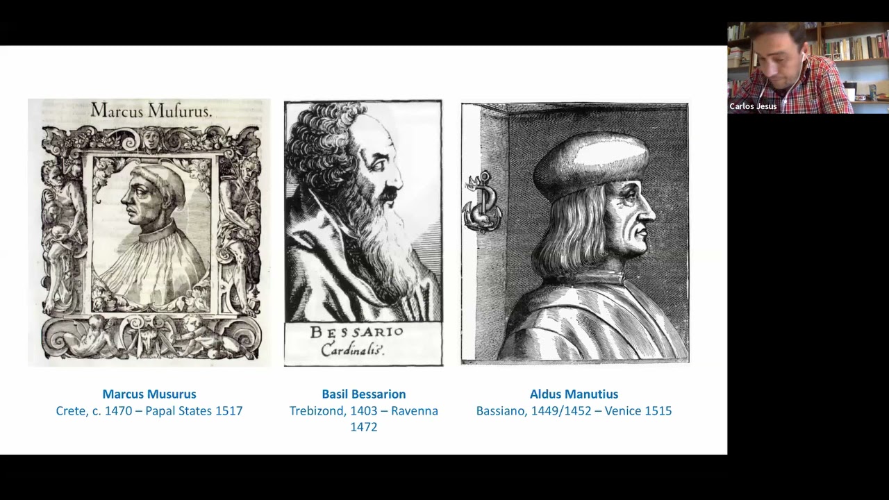 R2P2   Carlos Martins de Jesus   Marcus Musurus and the Aldine Text of the Septuagint