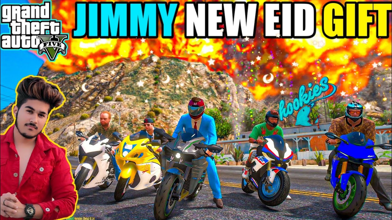 GTA 5 : MICHAEL GIVING EID GIFTS TO JIMMY LESTER TREVOR AND FRANKLIN ❤️ | GTA 5 GAMEPLAY #83