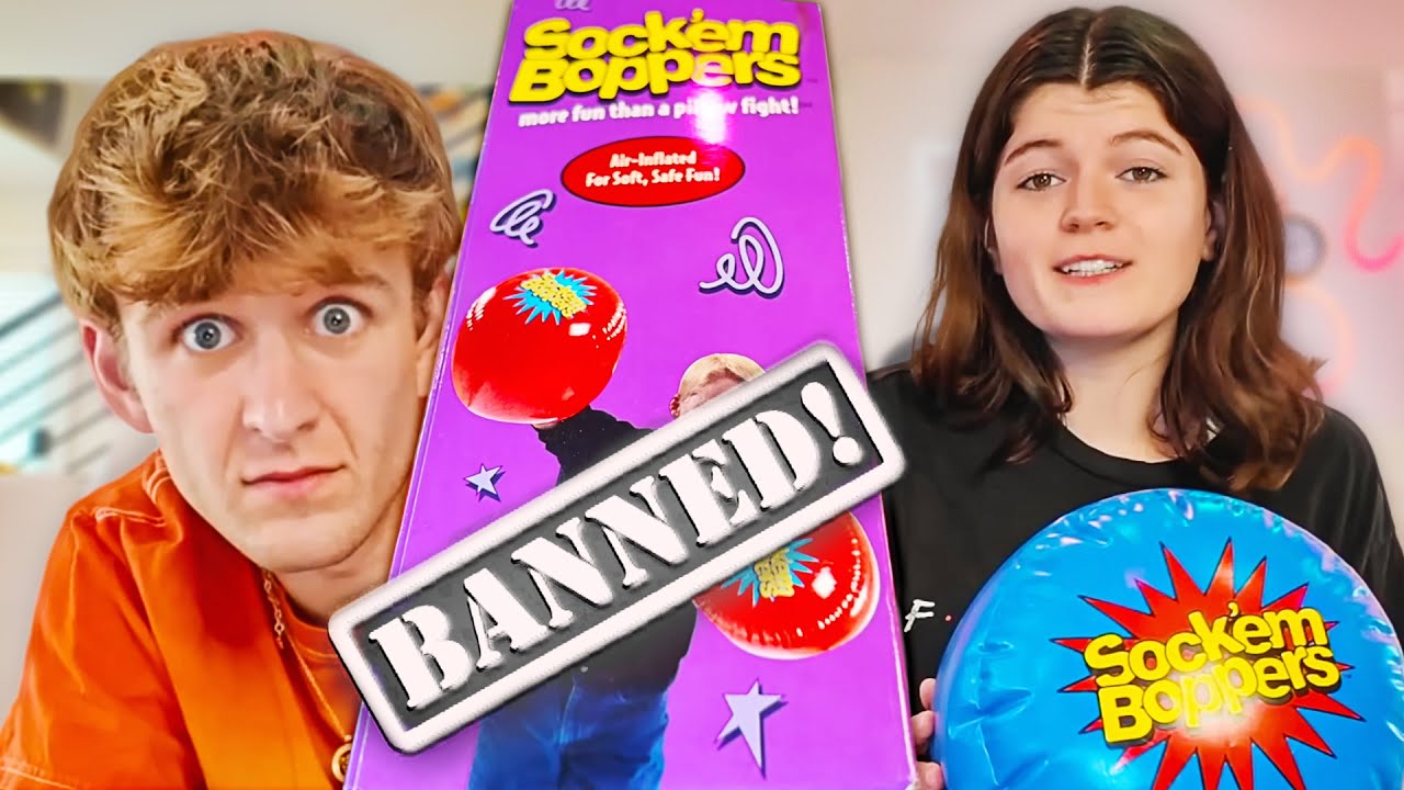 playing with BANNED kids toys🤯