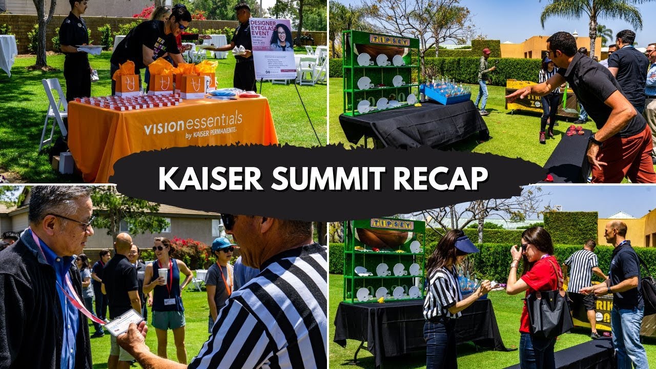 Fun Company Summit for Kaiser in Placentia, California 🏓 Outdoor Games and Team Building Activities