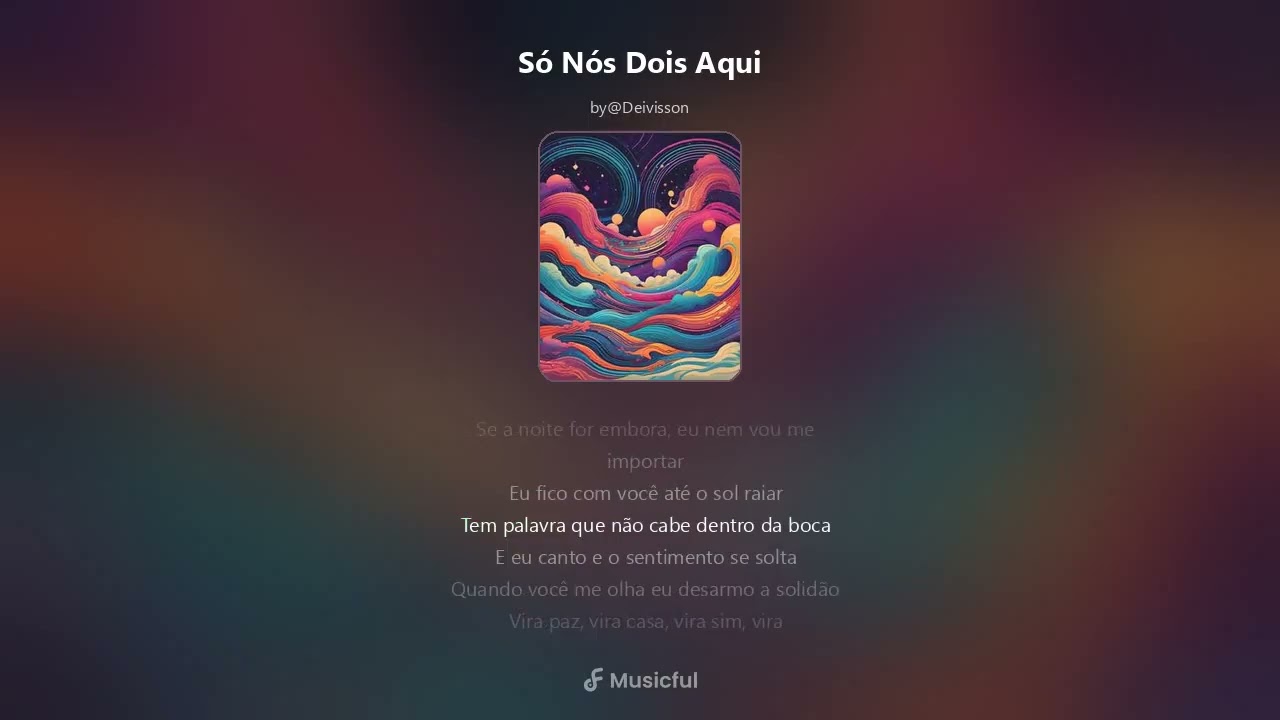 Só Nós Dois Aqui
