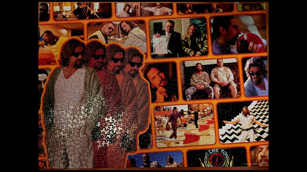 The Big Lebowski puzzle-lapse 