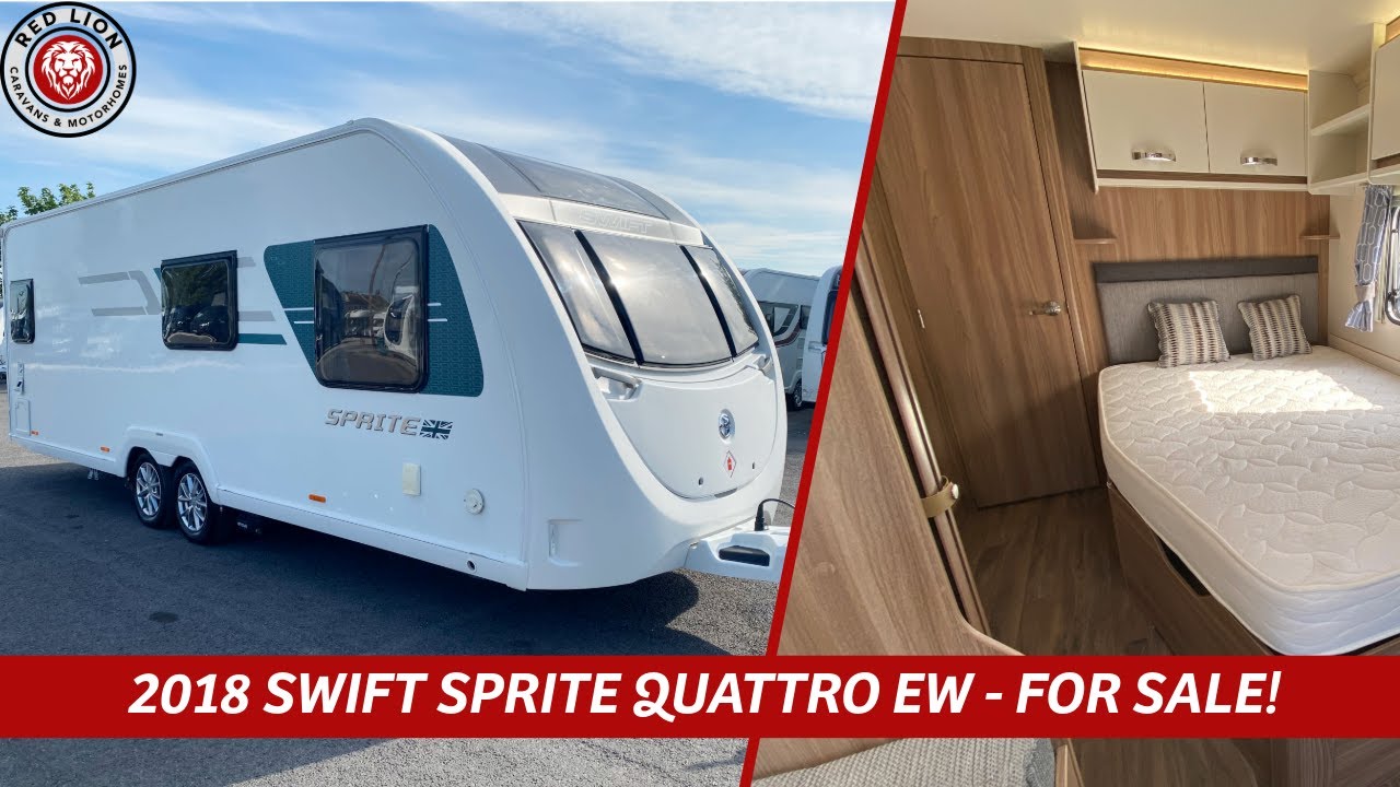 2018 SWIFT SPRITE QUATTRO EW CARAVAN TOUR - FOR SALE AT RED LION!