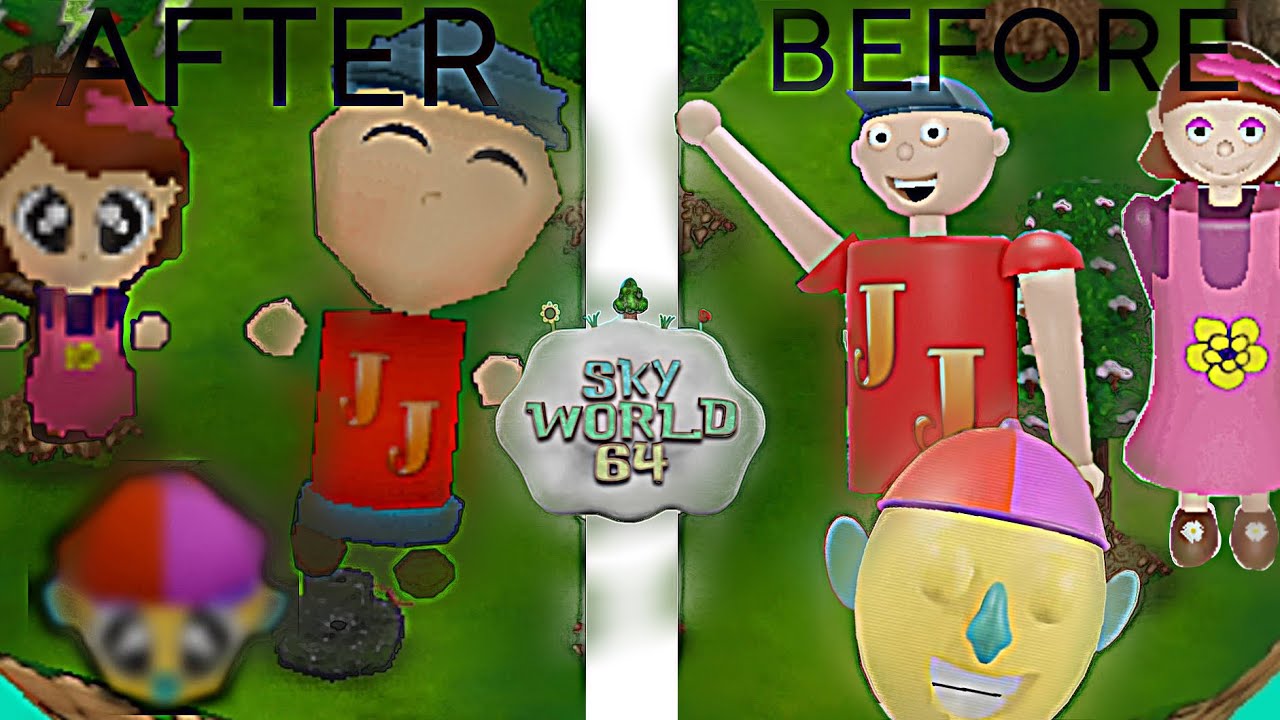 Играю за Джулиана и его друзей в Sky World 64…