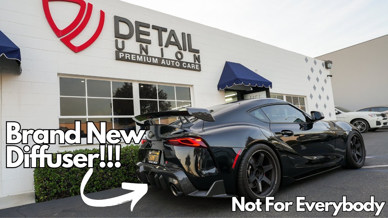 Adro Carbon Fiber Diffuser For My 2021 Toyota Supra!!
