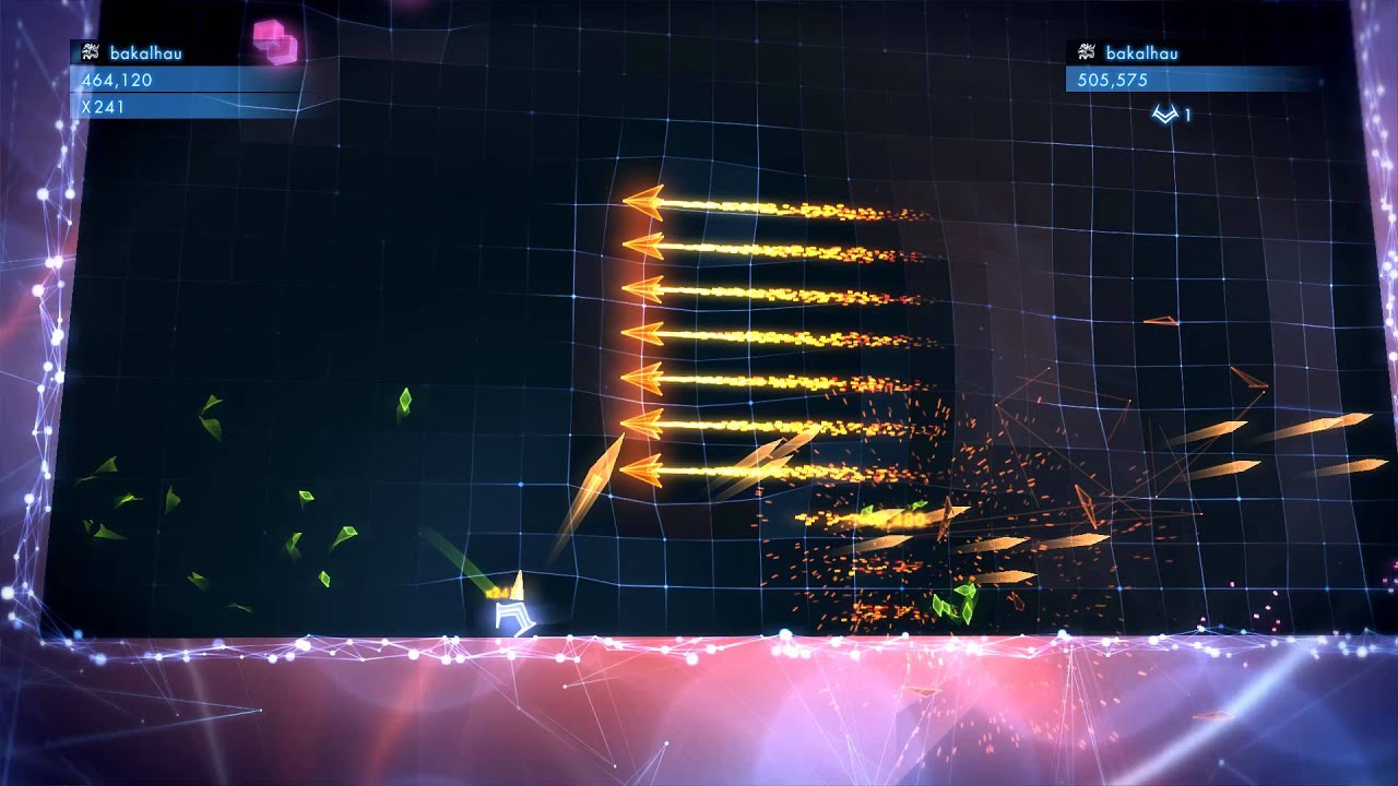 Geometry Wars 3 60fps Gameplay - Waves Mode | PC 1080p GTX660ti