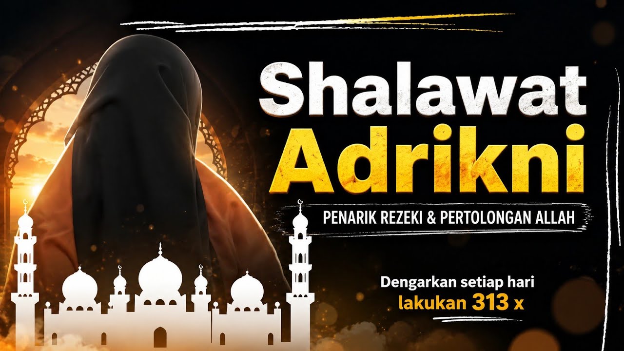LAKUKAN INI ‼️ DAHSYATNYA SHOLAWAT ADRIKNI 313X DISAAT KEPEPET ATAU DARURAT