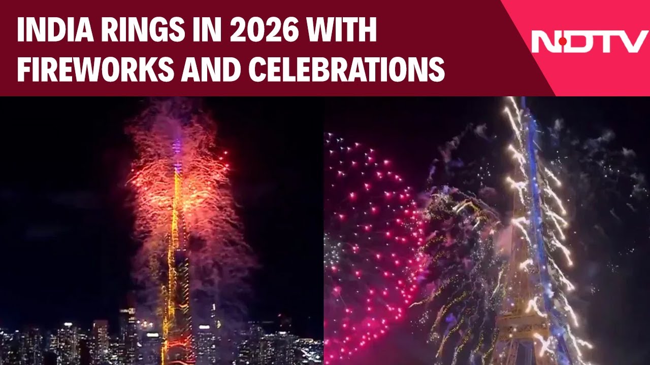 New Year 2026 | India Rings In 2026 With Fireworks And Celebrations Across The Country