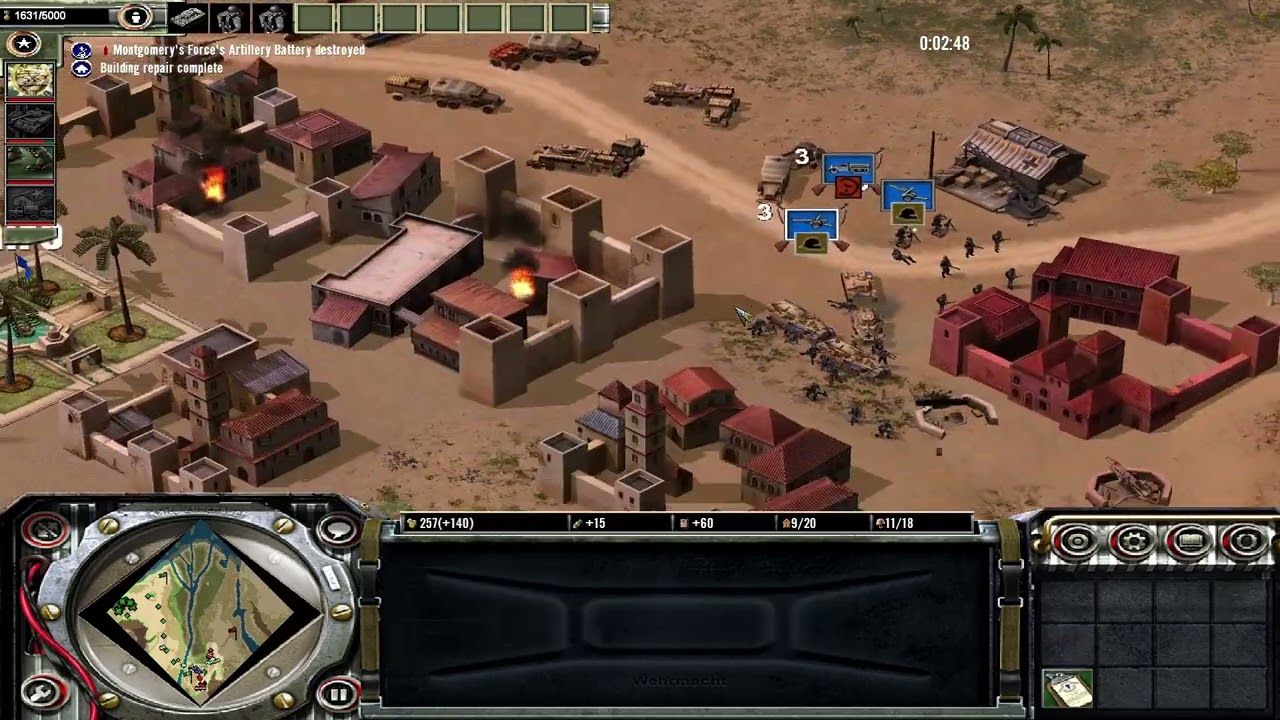 Axis and Allies(2004) Hard Axis Playthrough | Battle of Suez Canal