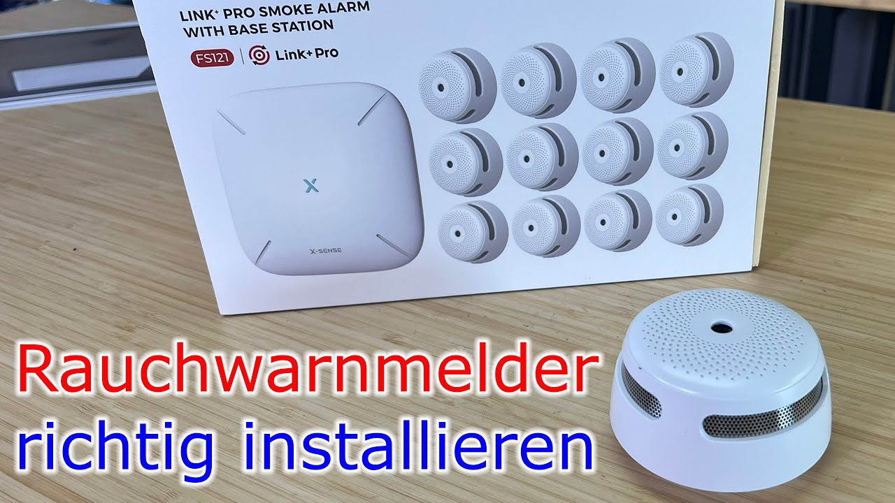 Rauchwarnmelder richtig installieren mit X-Sense
