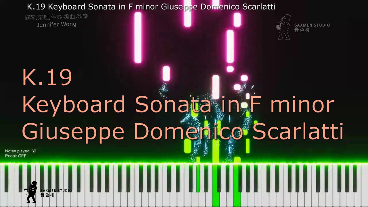 K.19 Keyboard Sonata in F minor Giuseppe Domenico Scarlatti