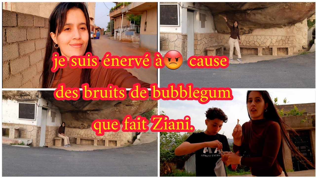 Vlog kabyle//📣Découverte d'un village  je suis énervé😡à cause des bruits de bubblegum que fait Ziani