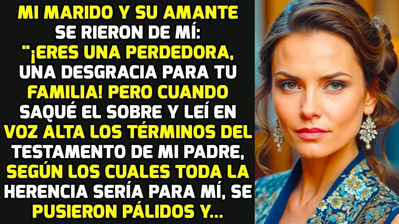 Mi Marido Y Su Amante Se Rieron De Mí Hasta Que Leí El Testamento De Mi Padre Y... HISTORIAS LA VIDA