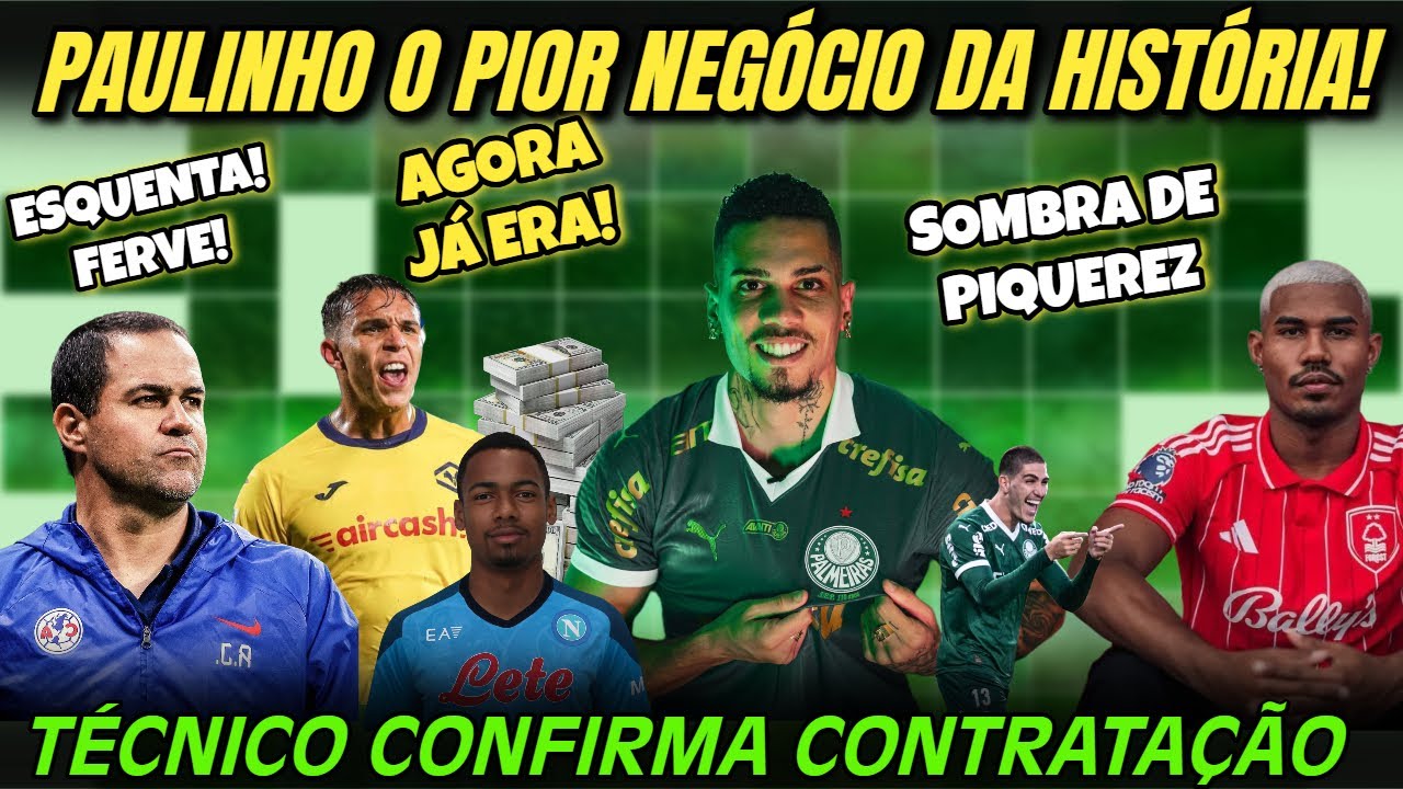 🚨TUDO FECHADO! TÉCNICO CONFIRMA COMPRA! | OPÇÃO PARA RESOLVERIA | PAULINHO É UM GRANDE PROBLEMA