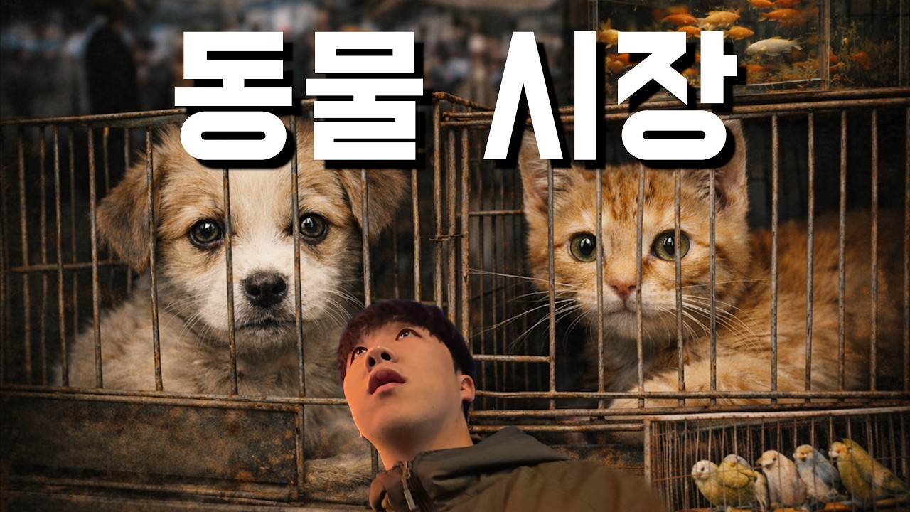 좁은 케이지 안에서 주인을 기다리는 동물들