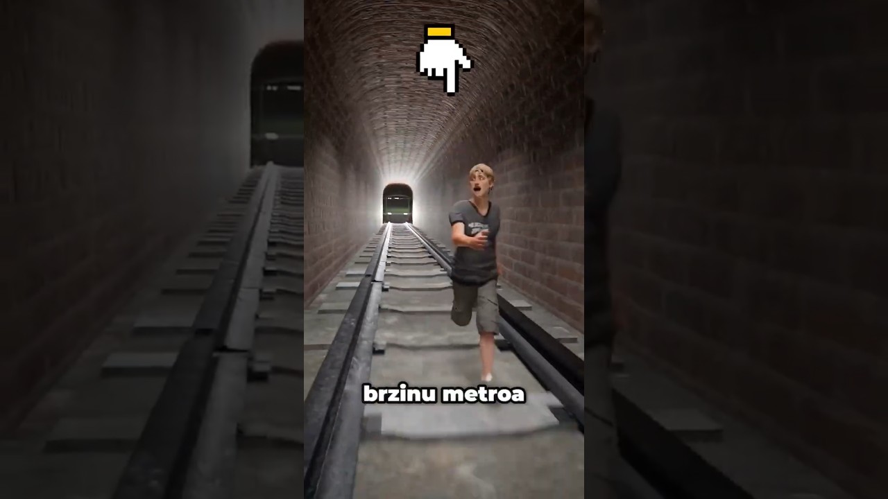 Kako Preživeti U Tunelu Metroa 😵🚇 #shorts #zanimljiveprice #animacije