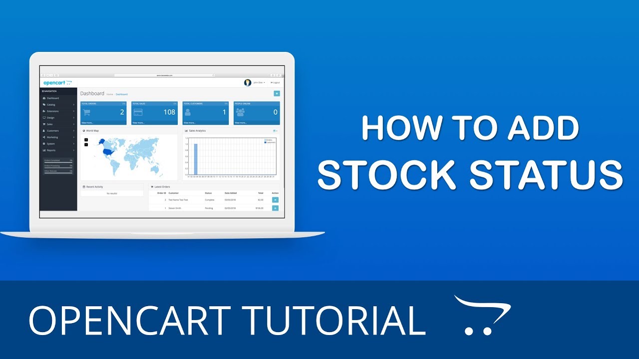 How to Add a Custom Stock Status in OpenCart 3.x