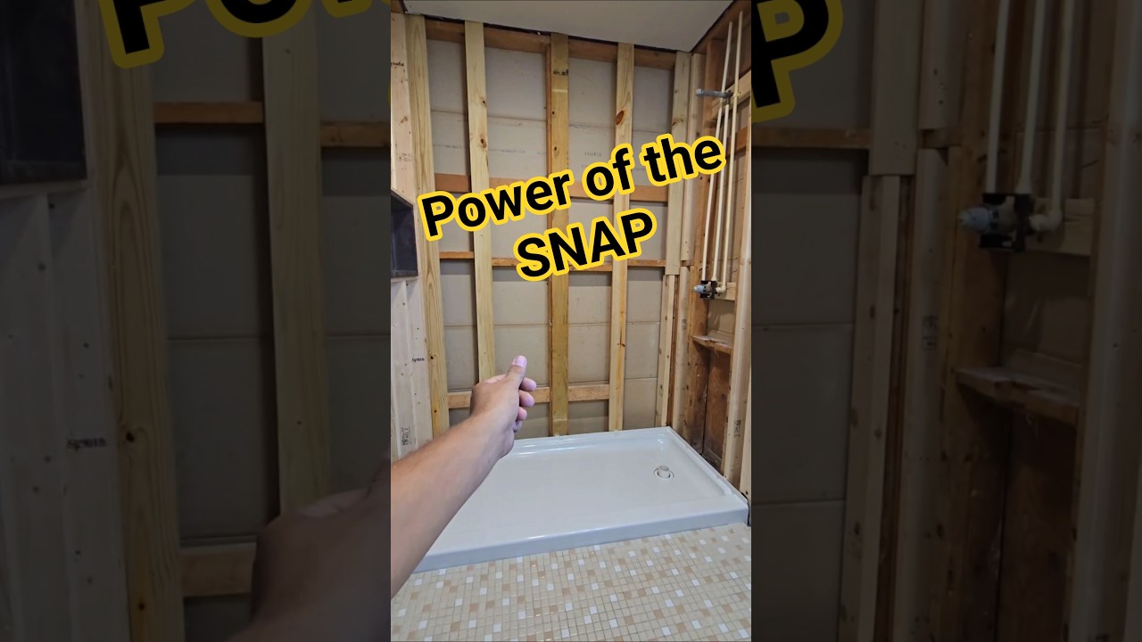 #showergoals #shower #showerremodel  #snap #satisfyingvideos #tilework #bathroom #home #shorts #yt