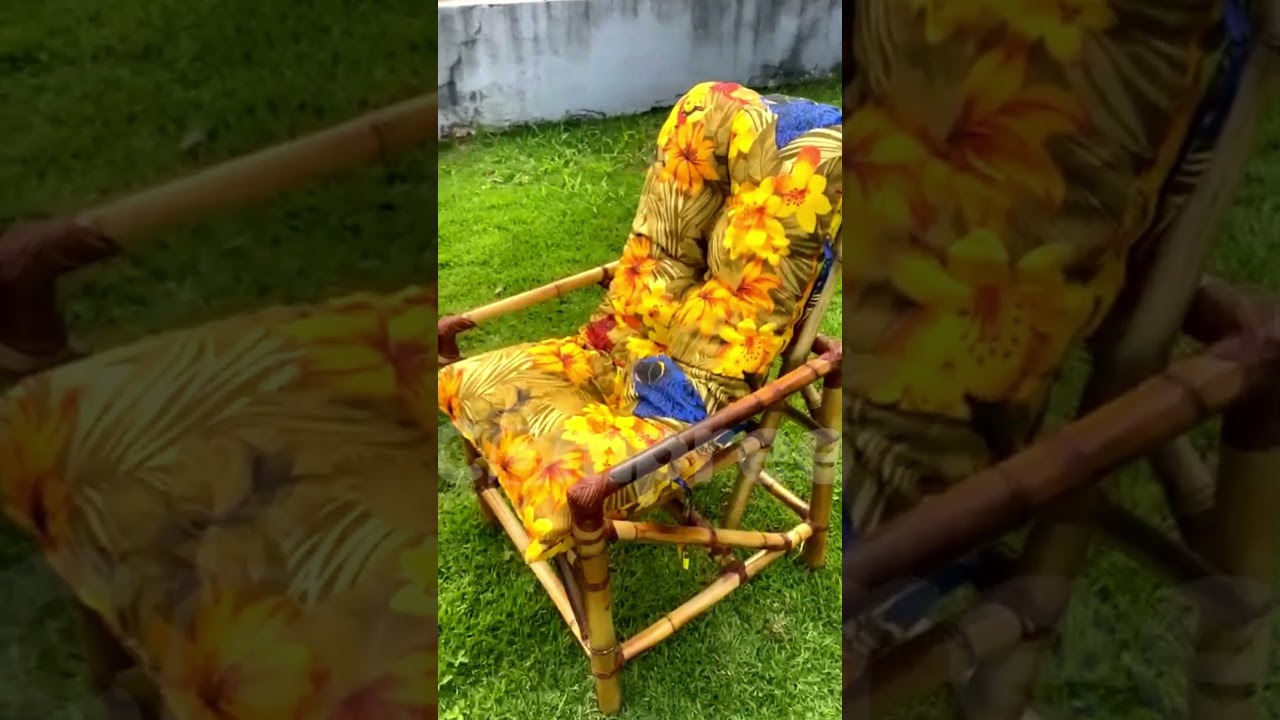 Lindo Kit Cadeiras + Namoradeira em Bambu - Compree