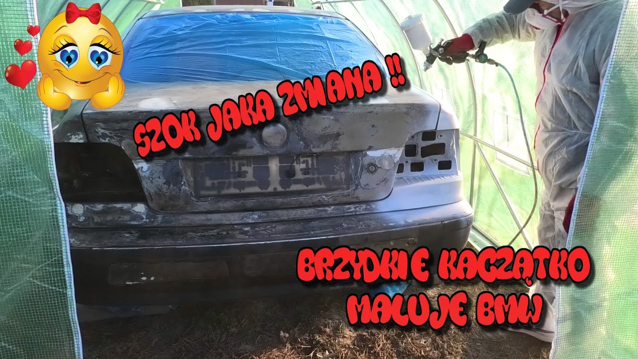 Szkoła Druciarstwa Szok Jaka Przemiana !! Brzydkie Kaczątko Jest Łabędziem Maluje Bmw E39 Wazzup :)
