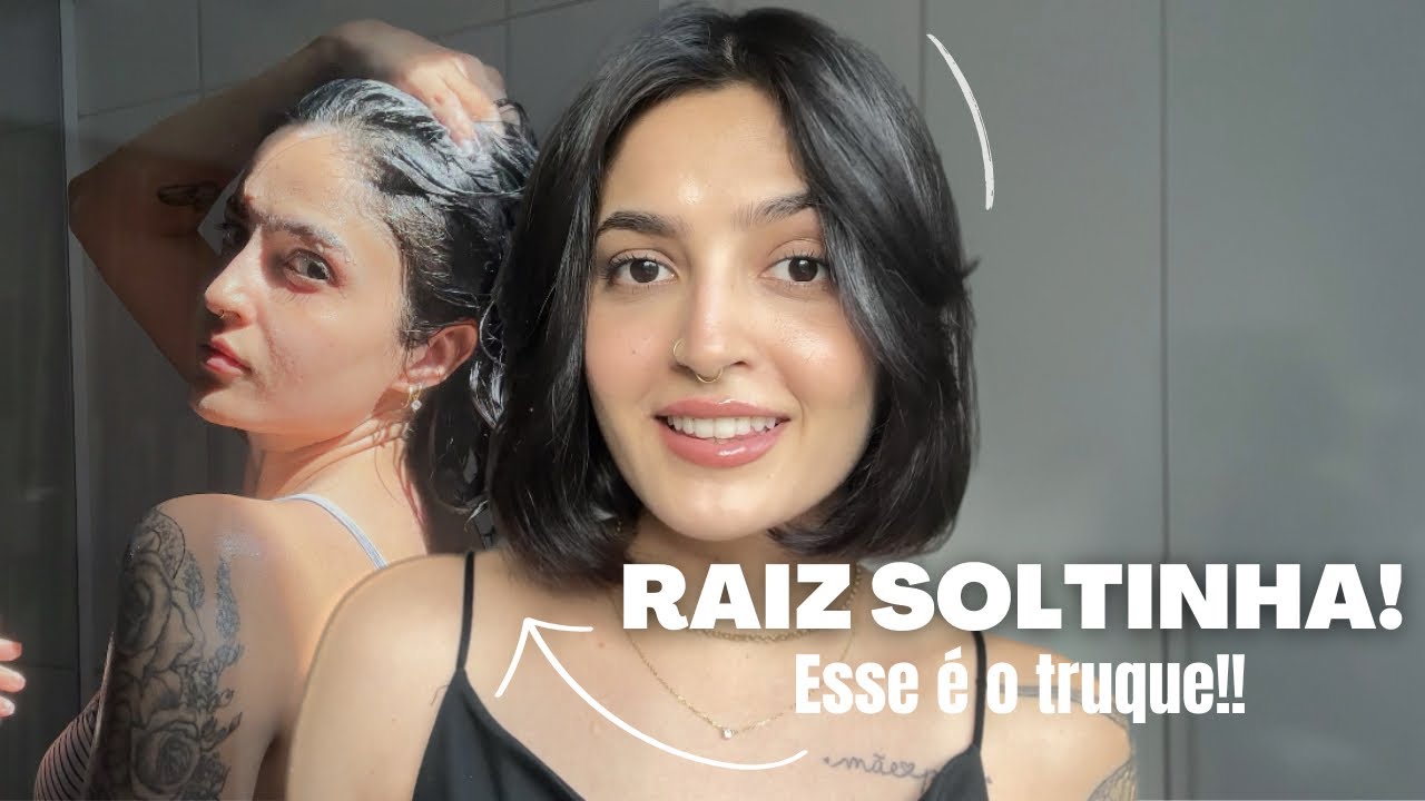 Raiz do cabelo soltinha IGUAL de salão | Dicas de técnicas e produtos!