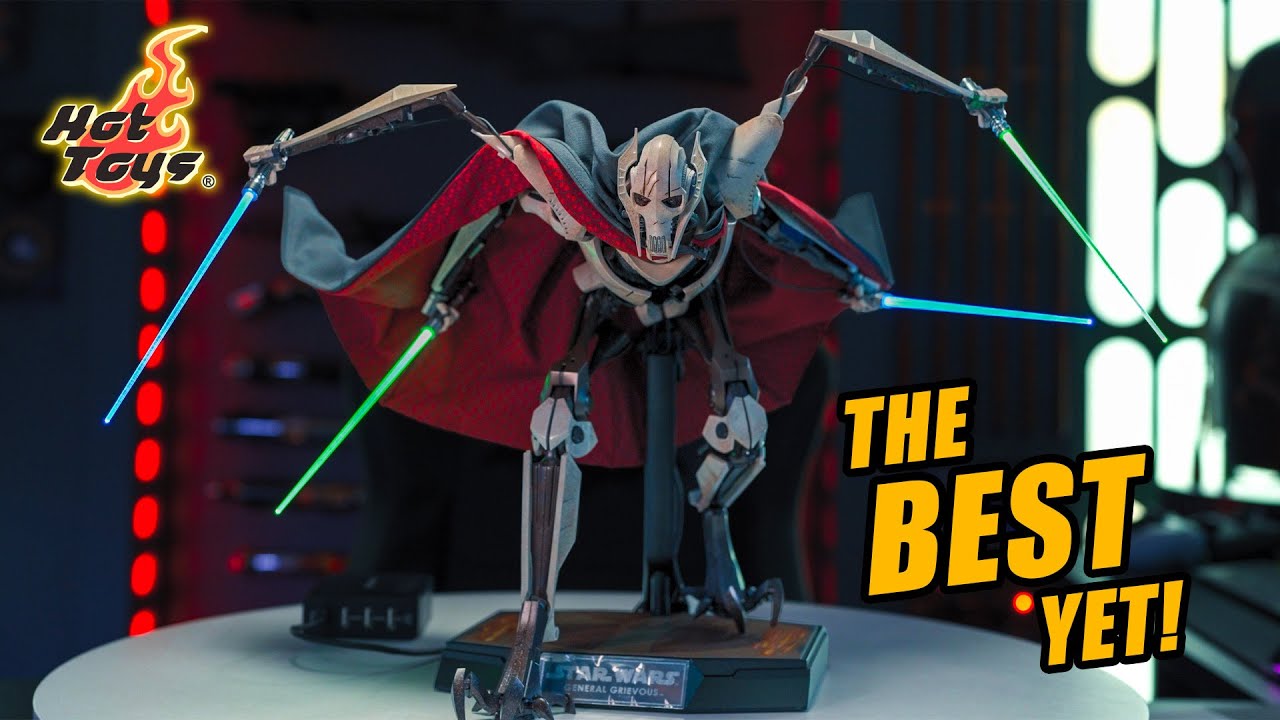 Распаковка фигурки Генерала Гривуса от Hot Toys Star Wars! Отличное дополнение к моей коллекции!