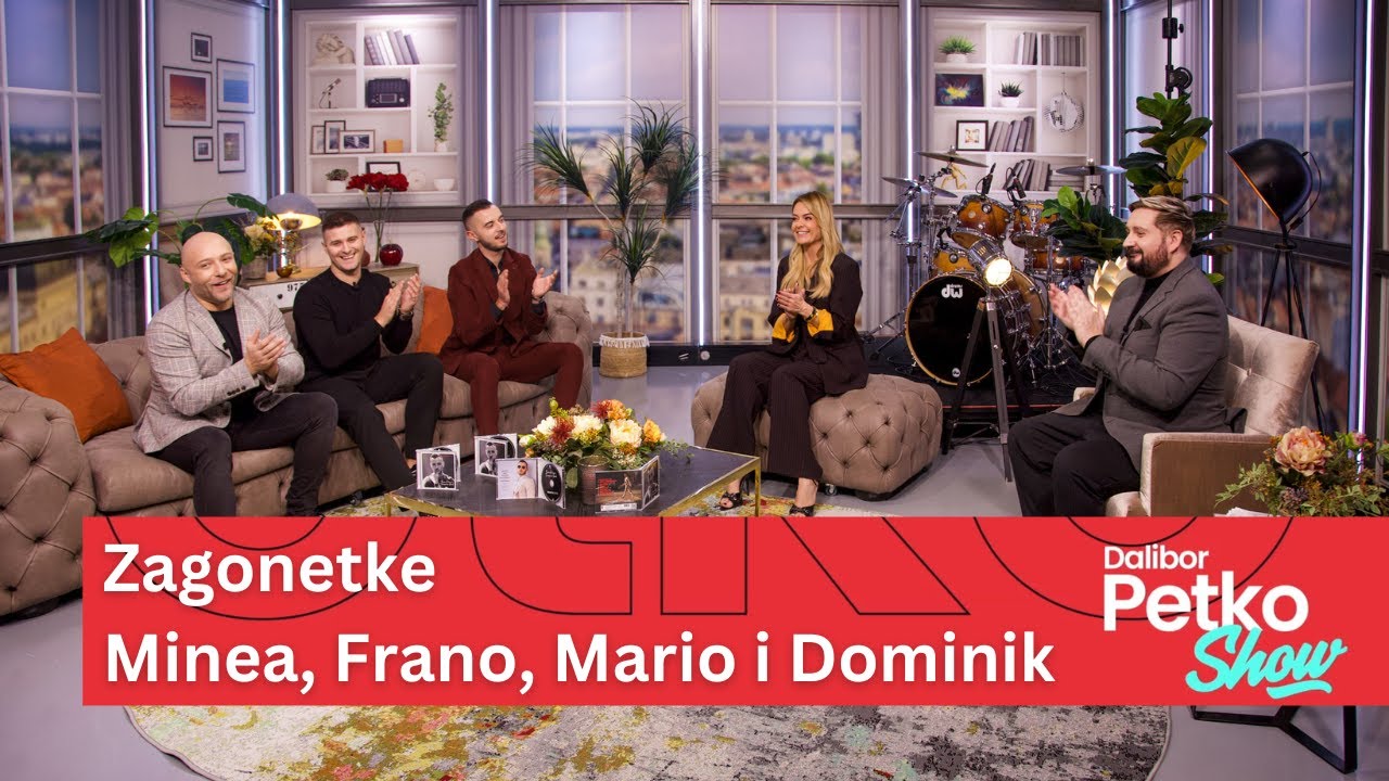 Zagonetke   Minea, Frano Pehar, Mario Roth i Dominik Šušković | Dalibor Petko Show | CMC TV