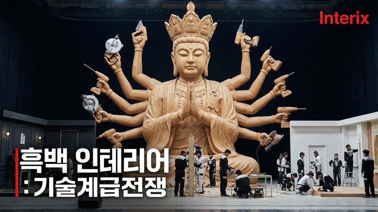 흑백인테리어2 | 산재 스님 출연 | 흑백요리사2 패러디 3화