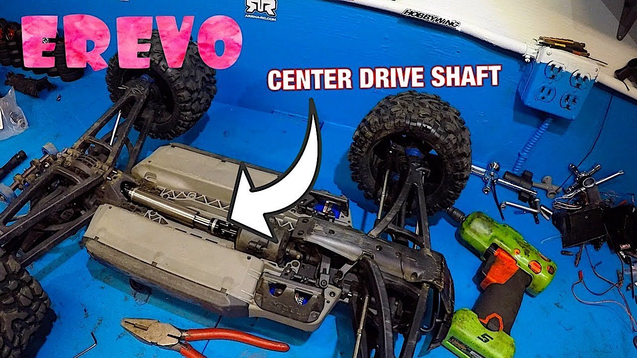 Erevo Upgrade on Broken Center Drive Shaft