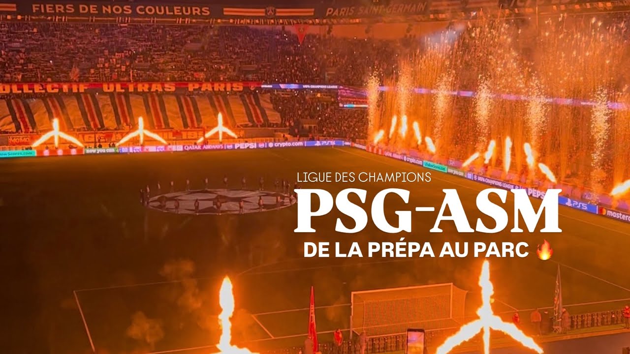 GET READY WITH ME + PSG – ASM en Ligue des Champions ❤️💙 | VLOG Match Day au Parc des Princes