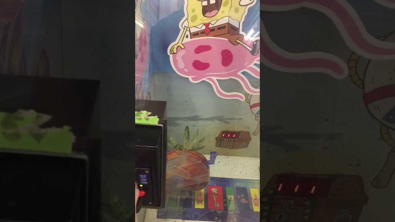 SEGA Spongebob Ticket Redemption Arcade Game!