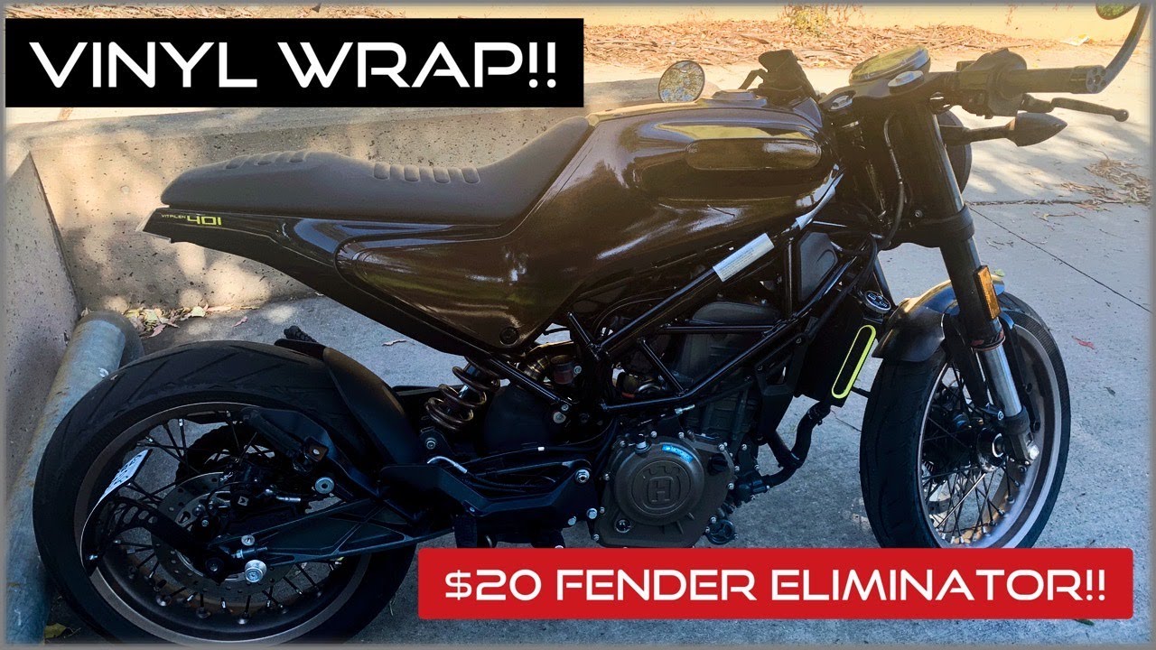Vitpilen Vinyl Wrap & DIY Fender Eliminator