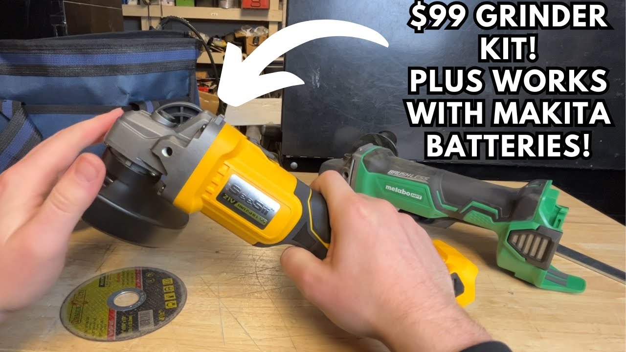 SeeSii Cordless Angle Grinder Kit Review | All-In-One and Ready to Work!