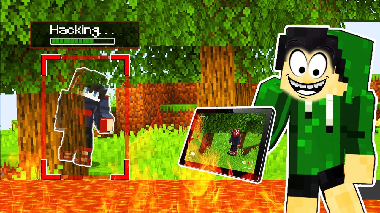 Using Cameras To Cheat in Minecraft Hide And Seek! (Tagalog)