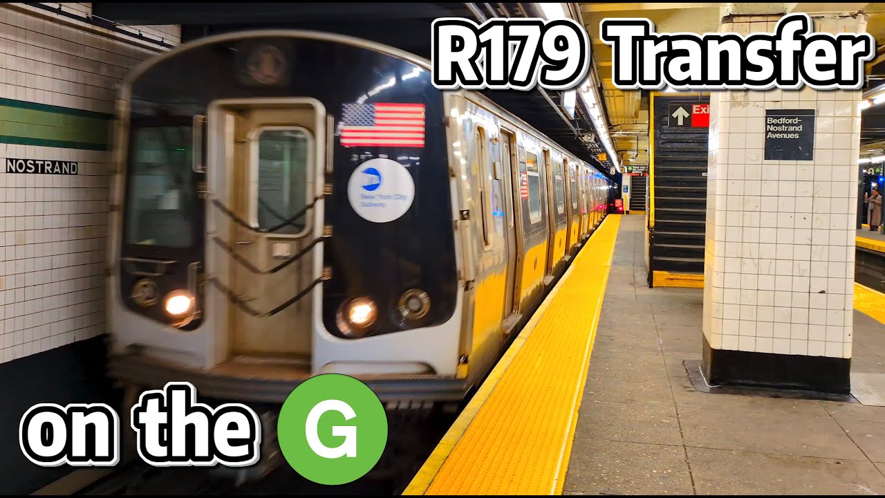 ⁴ᴷ⁶⁰ R179 Transfer on the G Line!