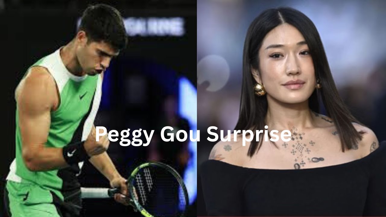 CARLOS ALCARAZ SPOTTED WITH PEGGY GOU AUSTRALIAN OPEN