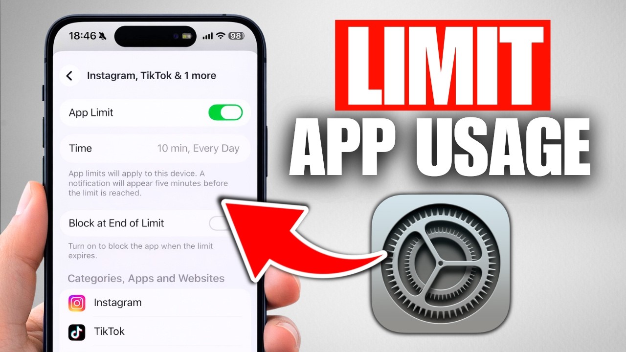 How To Limit App Usage On iPhone (Quick Guide)