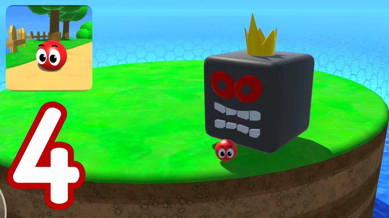 Red Ball 3D World-(Gameplay 4)-Niveles Del 19 Al 22