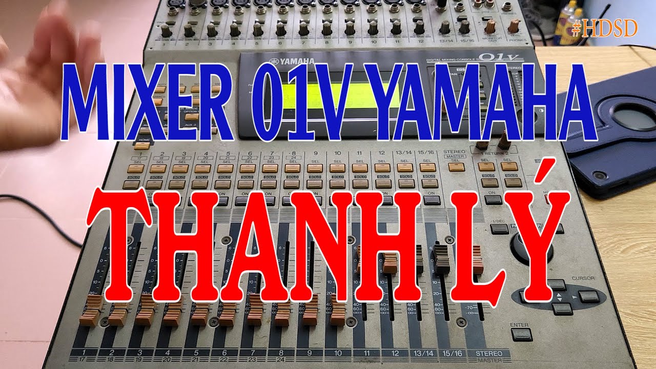 THANH LÝ MIXER 01V YAMAHA