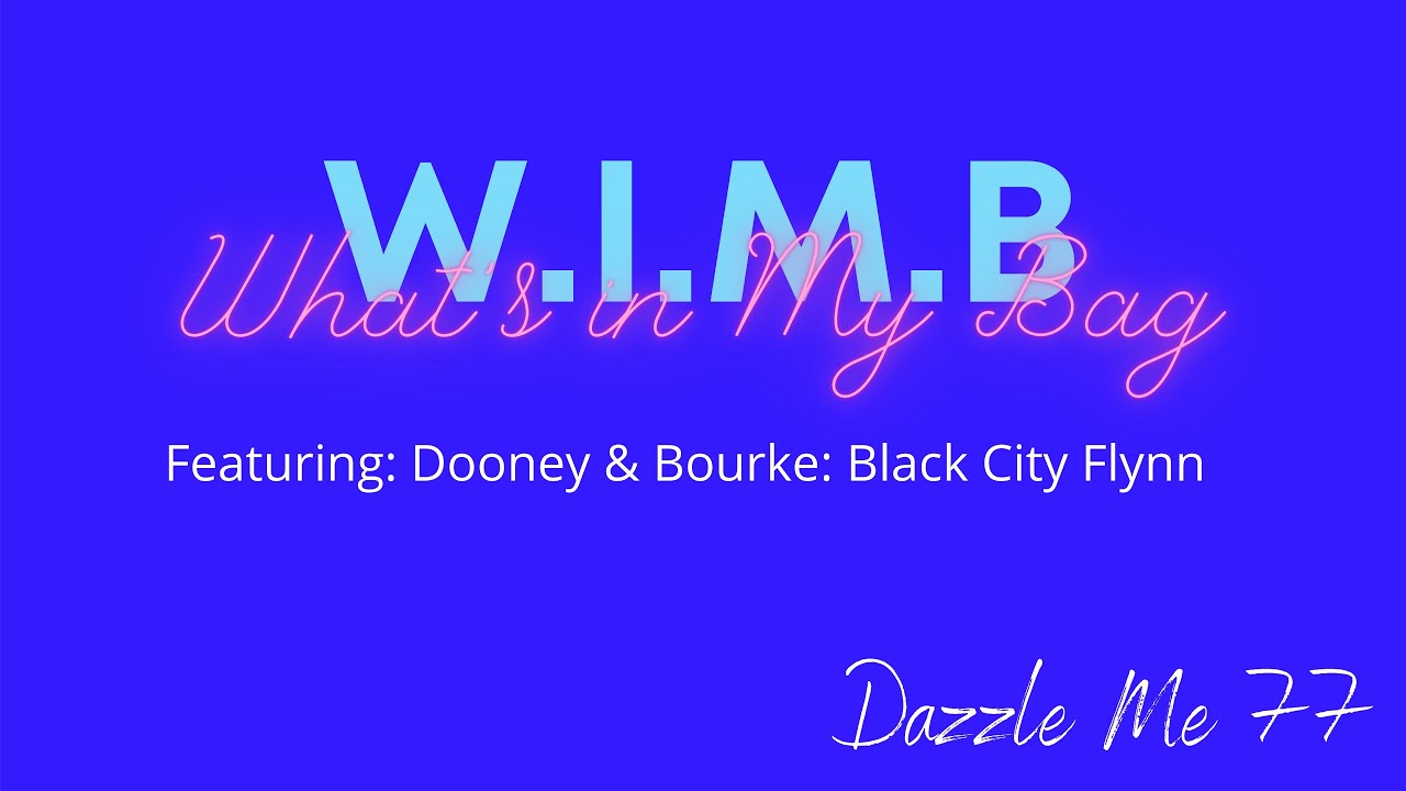 WIMB: Black City Flynn Dooney & Bourke