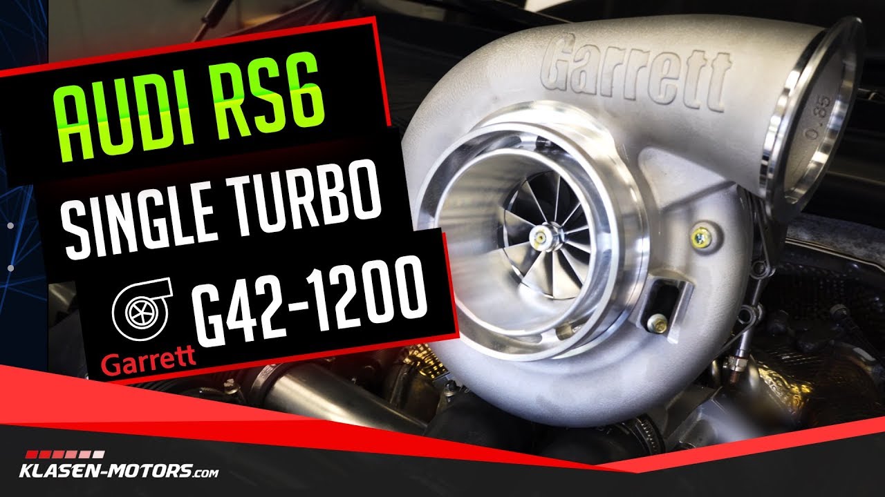 Audi RS6 4.0 TFSI Garrett G42-1200 1000 PS Single Turbo Tuning / Klasen-Motors.com