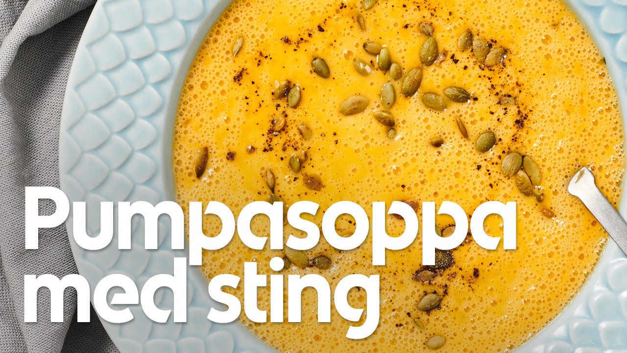 Pumpasoppa med sting