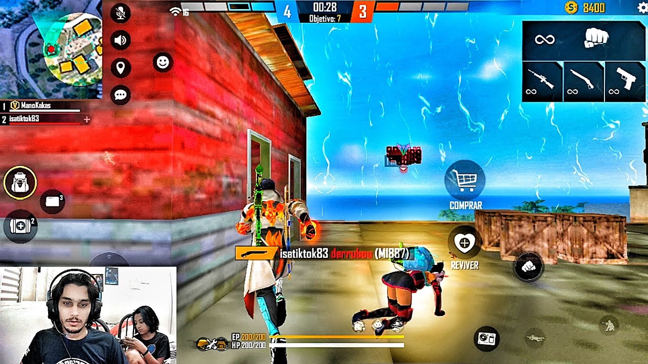 TROLLANDO MINHA IRMÃZINHA NO X1 ATÉ ELA... 😭