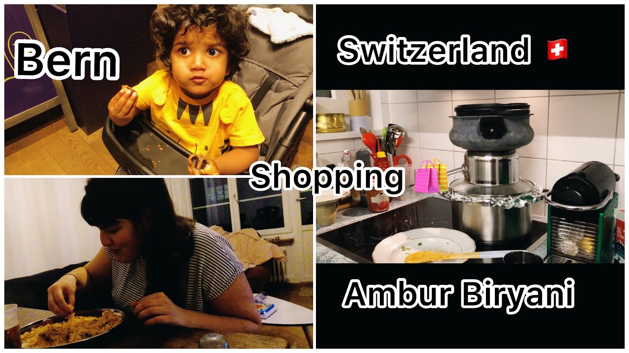 Strolling around Bern, Switzerland | Ambur Chicken Biryani | Swiss Trip Day 4 Episode 4