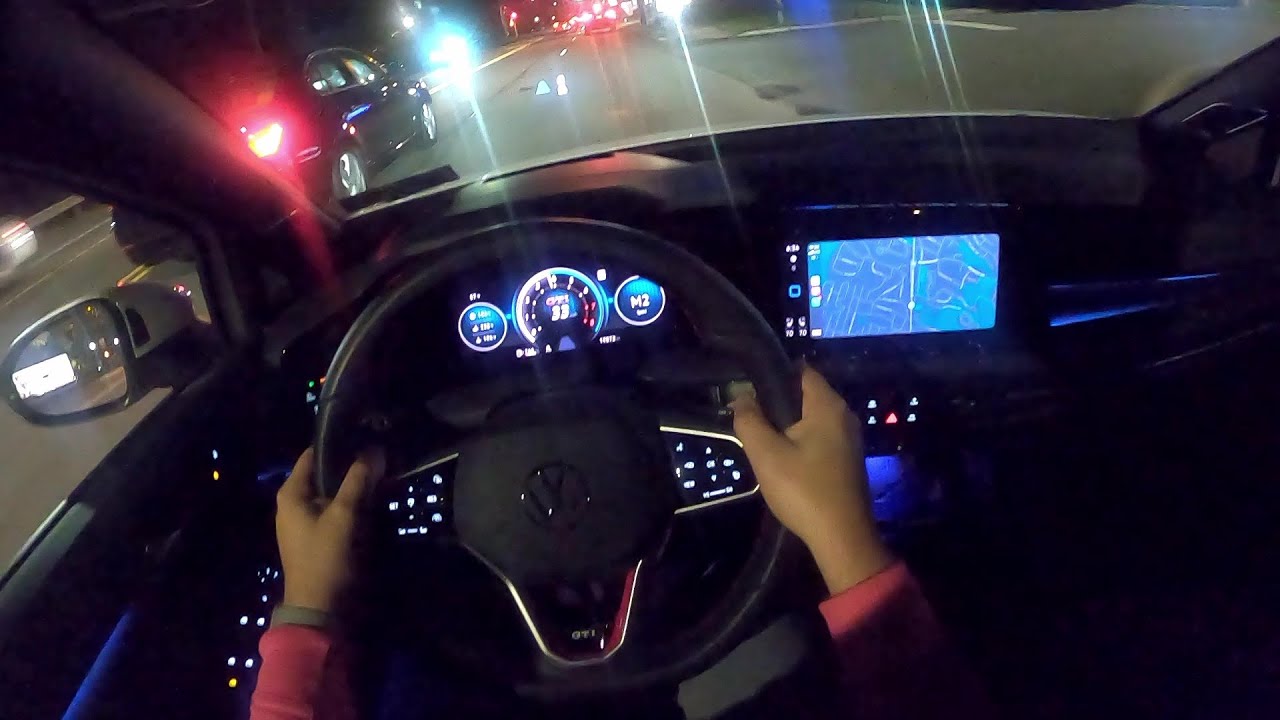 2023 Volkswagen Golf GTI - POV Night Drive