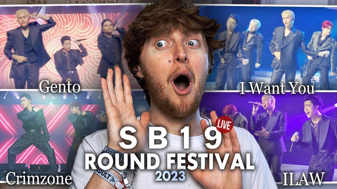 SB19 AT ROUND FESTIVAL 2023! (Gento, Crimzone, I Want You & ILAW | Live Reaction)
