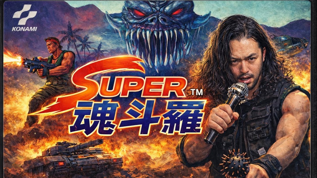 レトロゲーム全制覇配信！【スーパー魂斗羅】ムキムキL出陣！
