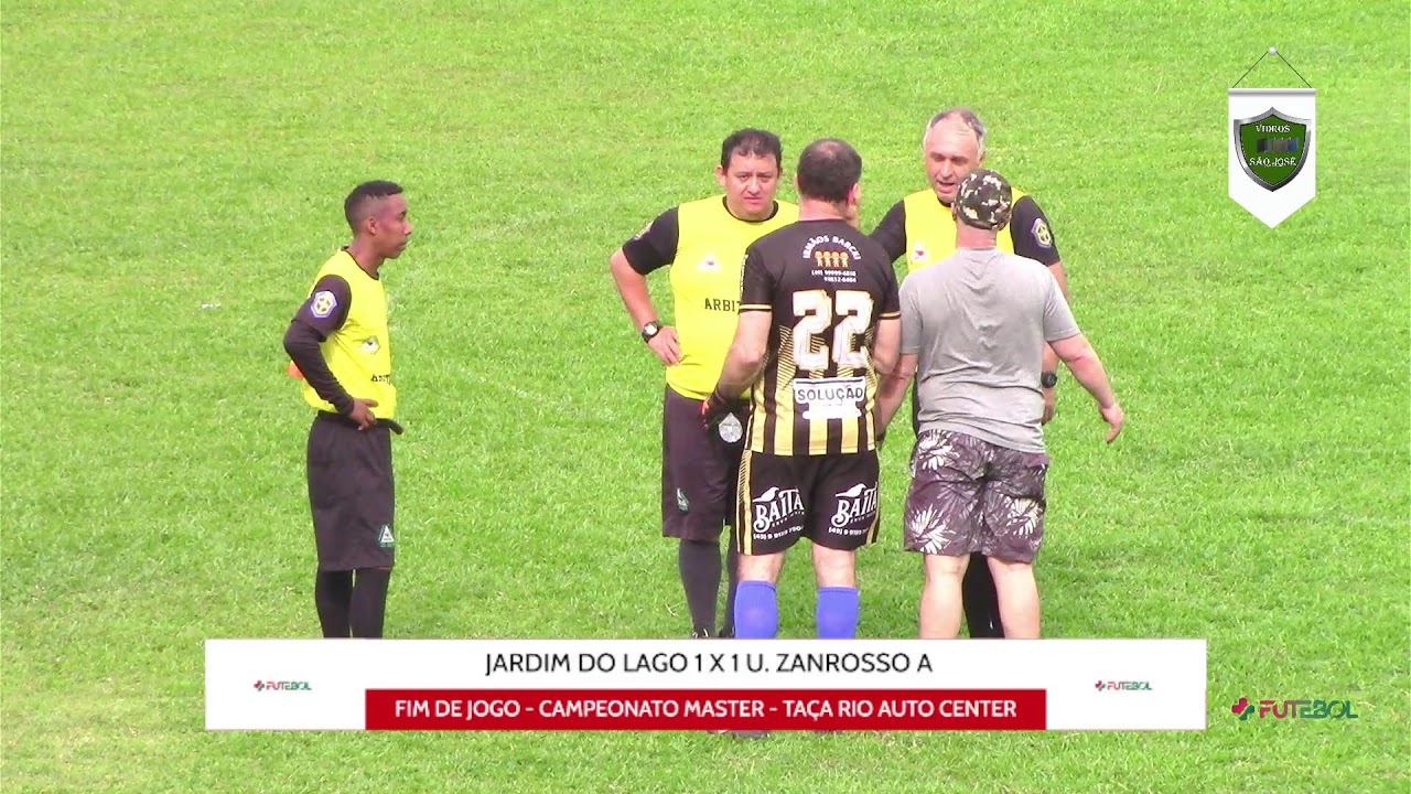 AO VIVO: JARDIM DO LAGO X UNIÃO ZANROSSO - CAMPEONATO MASTER - TAÇA RIO AUTO CENTER (COM IMAGENS)